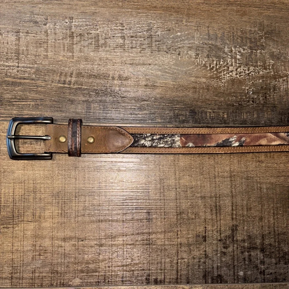 Nocona Belt Co. Youth boys Camo Belt 22 Hunting Leather N44192222